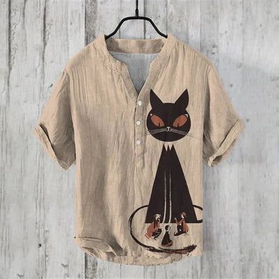 Modisches Leinen-Seiden-Sommerhemd für Männer - Rendon