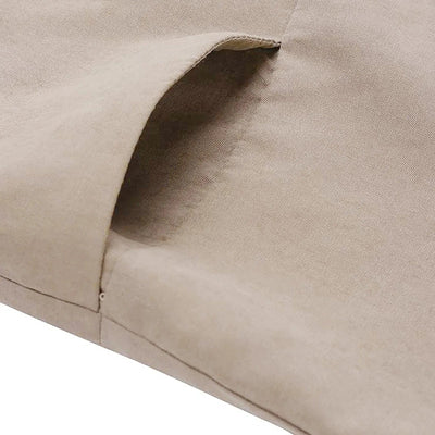 MOIRA - Overall Jumpsuit aus locker gebundener Baumwolle und Leinen