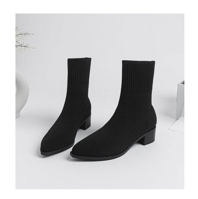 NAIAH - Rutschfeste Strickstiefel mit Gummisohle 2024