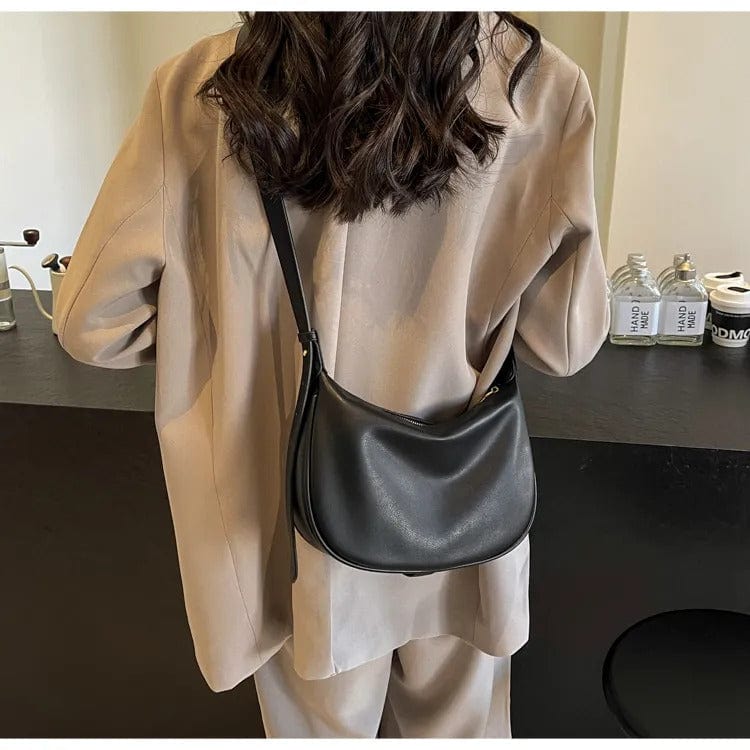 OLAH - Vintage Schultertasche aus weichem Leder