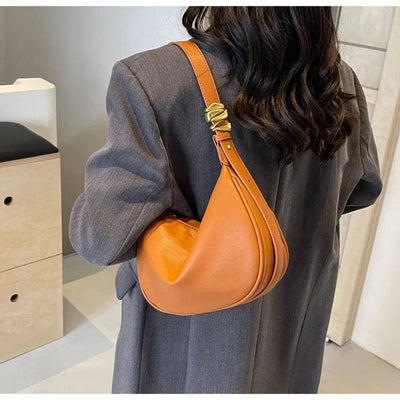 OLAH - Vintage Schultertasche aus weichem Leder