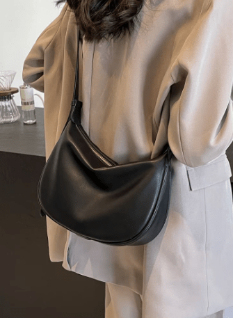 OLAH - Vintage Schultertasche aus weichem Leder