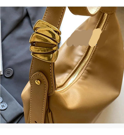 OLAH - Vintage Schultertasche aus weichem Leder