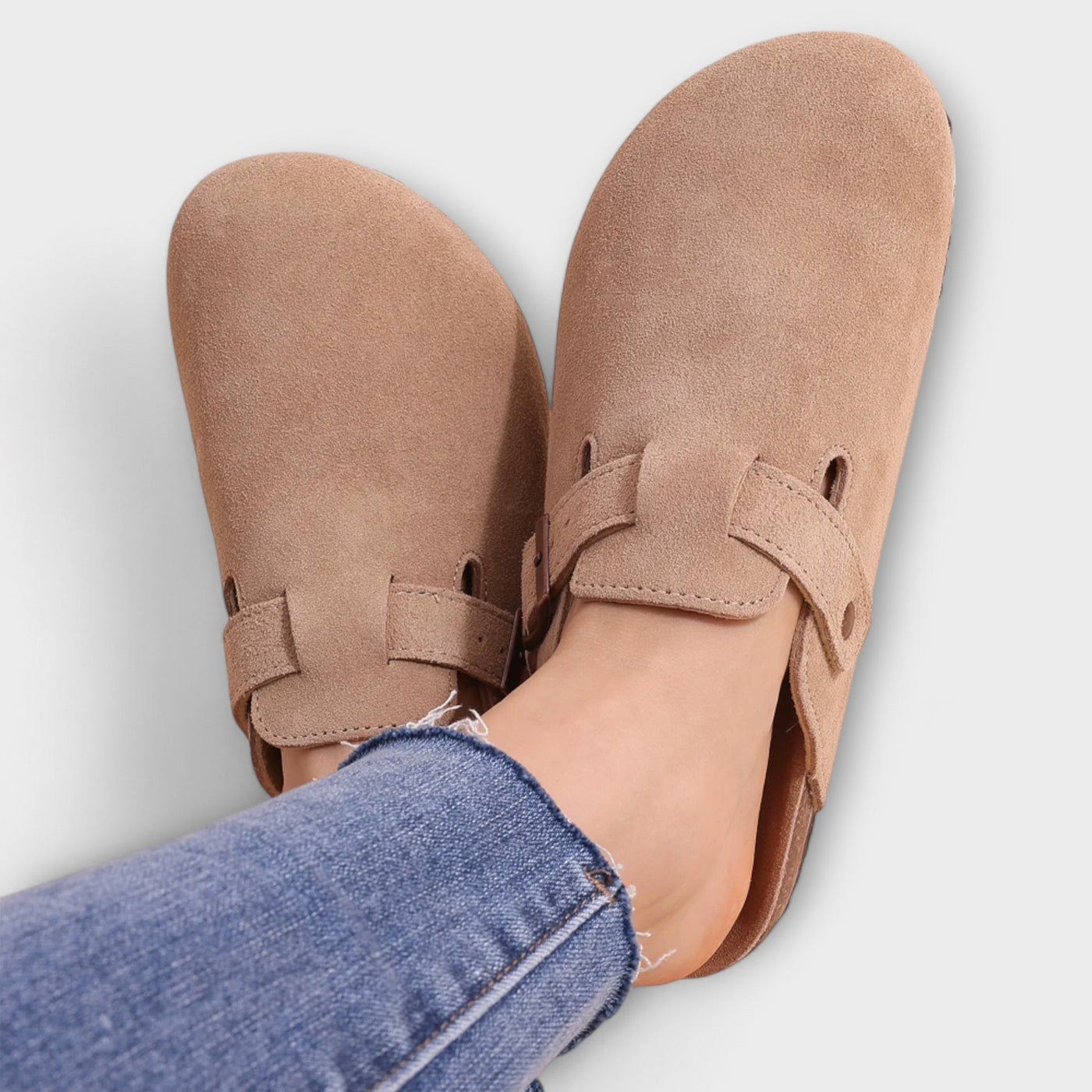 Mavira – Komfort-Slipper mit Korkfußbett