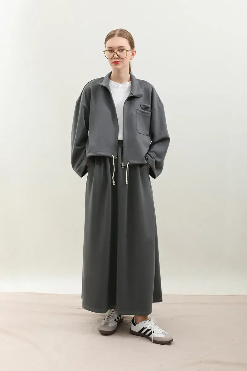 Zweiteiliges Stoff-Set im Oysho-Stil für Damen