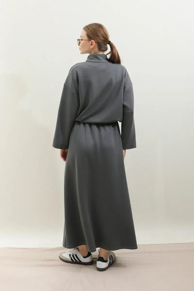 Zweiteiliges Stoff-Set im Oysho-Stil für Damen