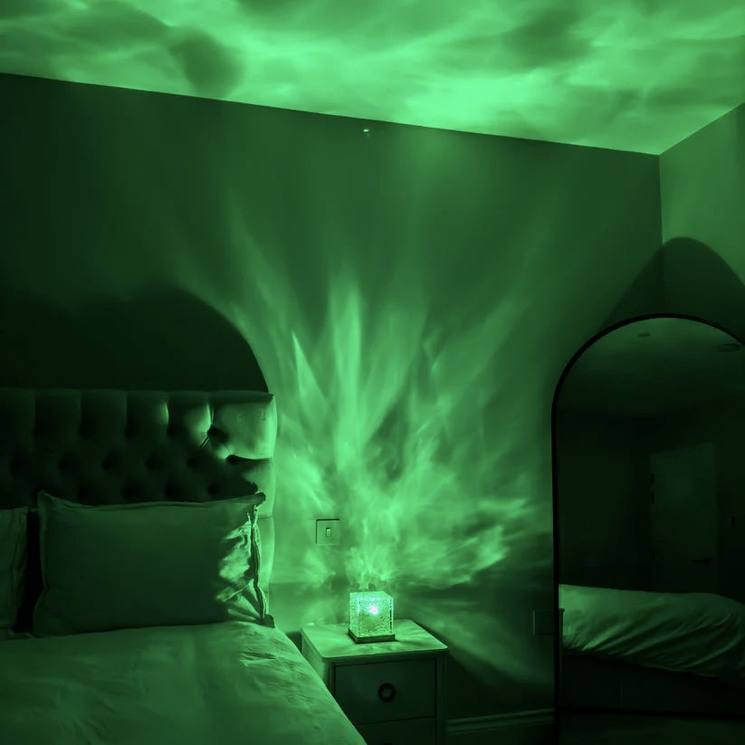 LumaZen | Beruhigende Ozeanwellen-Projektorlampe für entspannende Stimmung