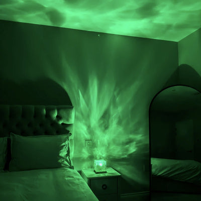 LumaZen | Beruhigende Ozeanwellen-Projektorlampe für entspannende Stimmung