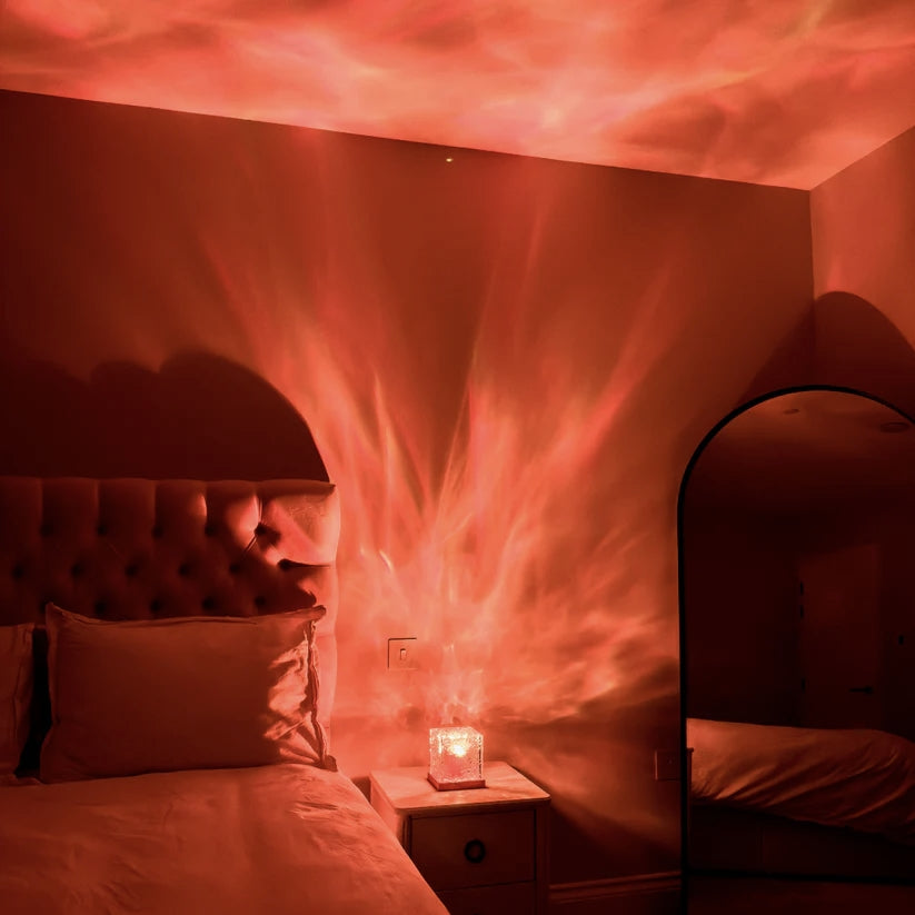 LumaZen | Beruhigende Ozeanwellen-Projektorlampe für entspannende Stimmung