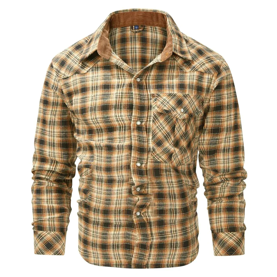 Perfekt kariertes Herren-Sommerhemd - Karim