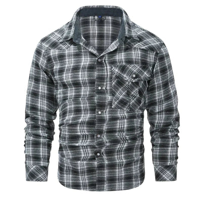 Perfekt kariertes Herren-Sommerhemd - Karim