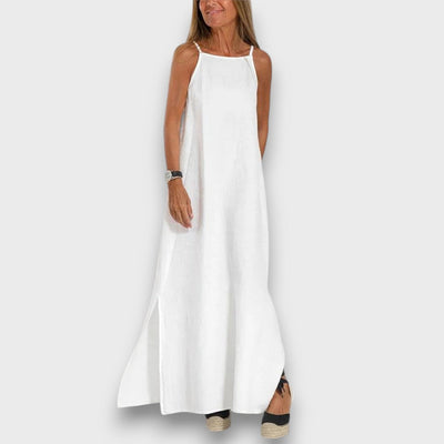 Sena – Leinenkleid mit Seitenschlitz
