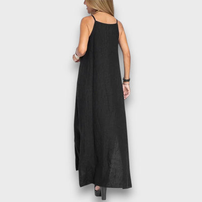 Sena – Leinenkleid mit Seitenschlitz