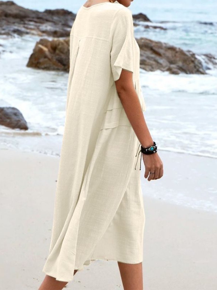 ELLA | Lockeres Rundhals-Kleid mit Stil