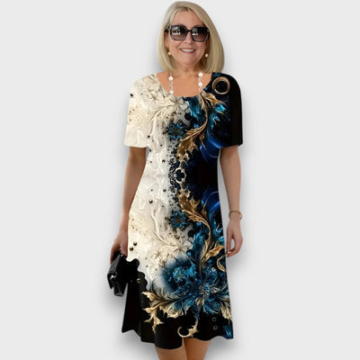 Lorea – Midi-Kleid mit künstlerischer Note