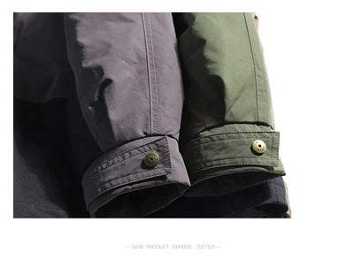 REM-Herren Daunenmantel in Weiß