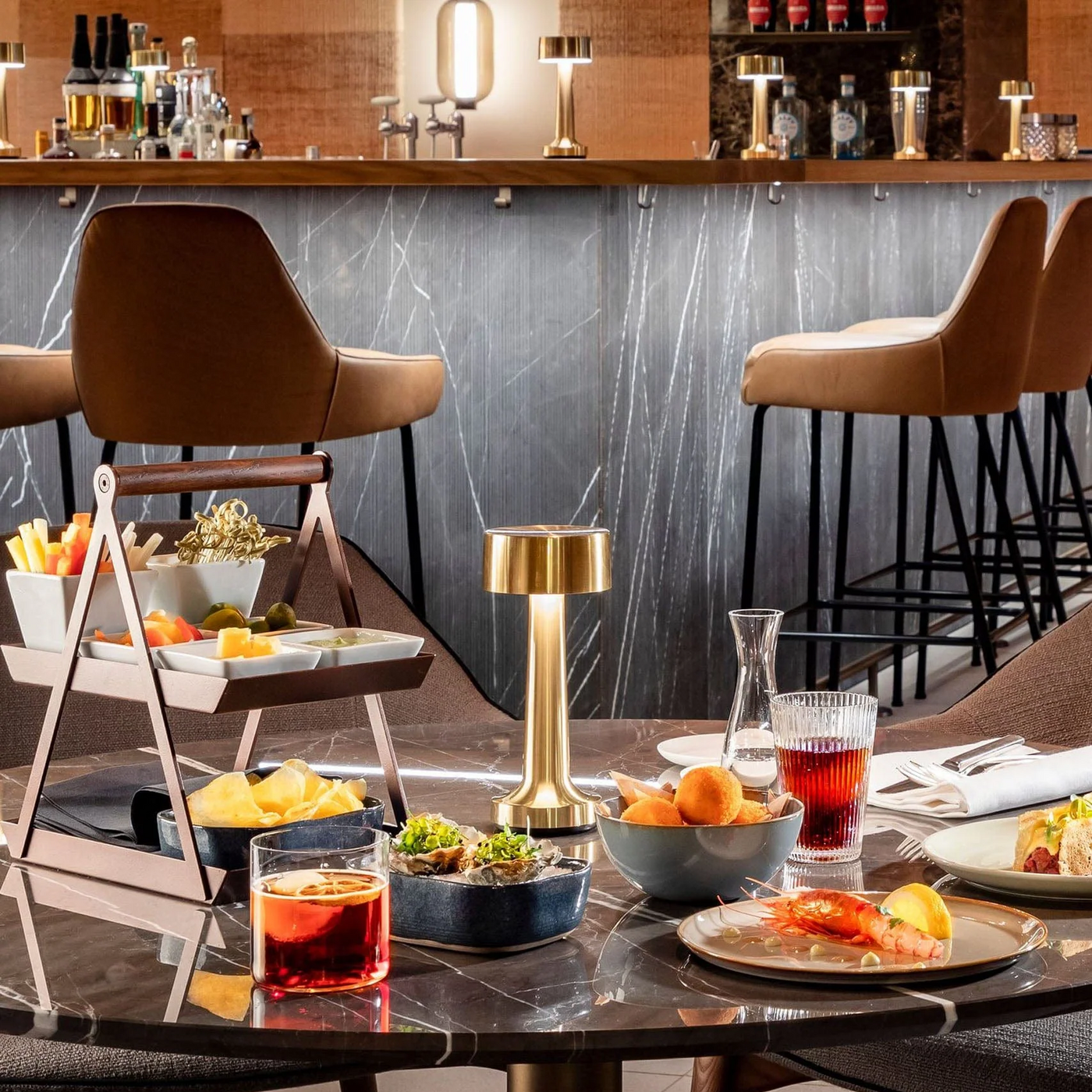 LED-Tischlampe für Restaurants, Bars und Cafés