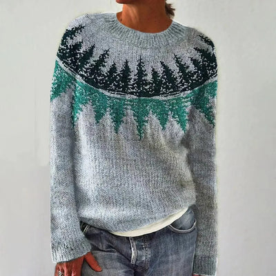 Rose | Retro-Herbstpullover mit einzigartigem Design