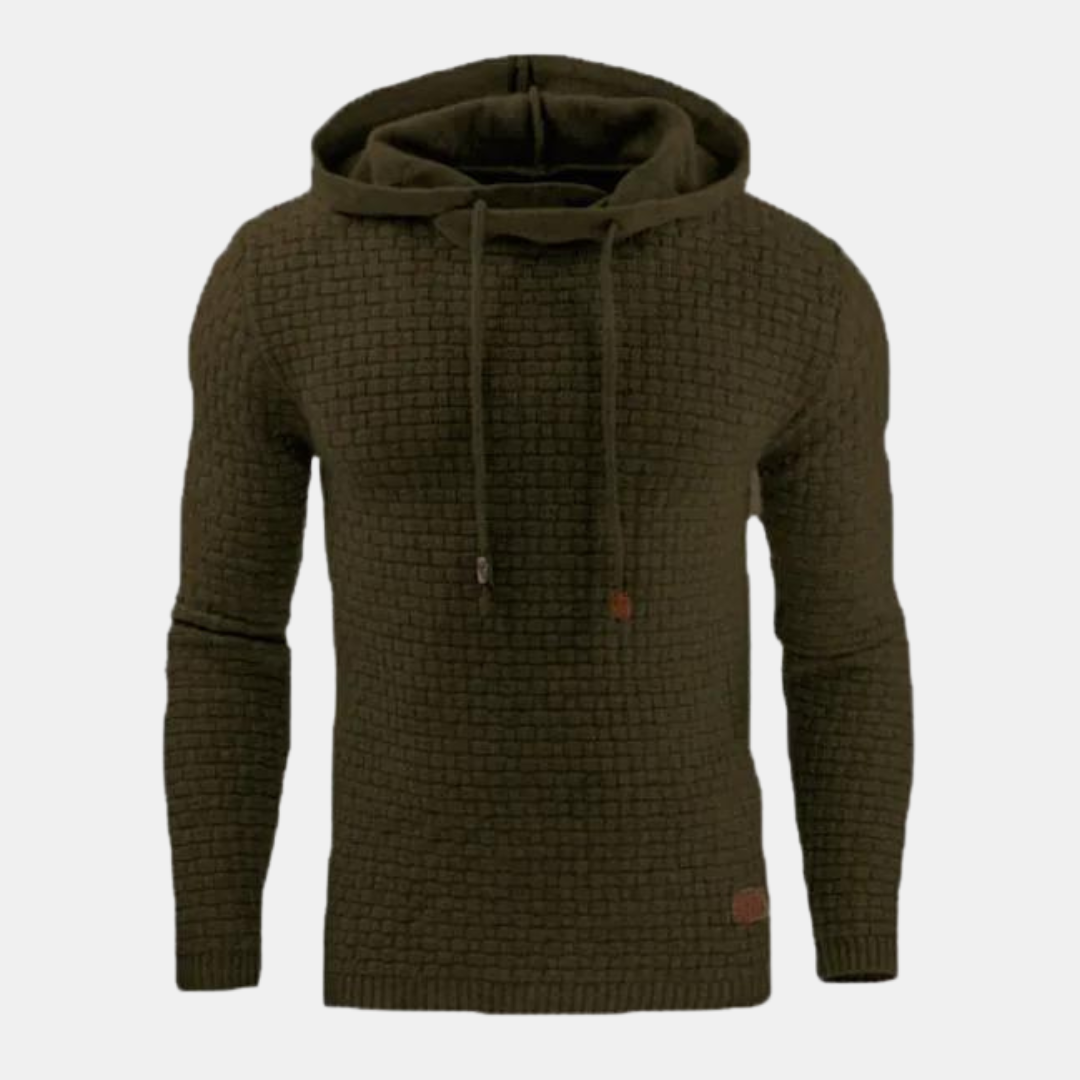 Schmal geschnittener Herren-Kapuzenpullover - Hagen