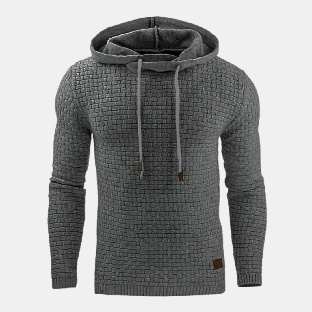 Schmal geschnittener Herren-Kapuzenpullover - Hagen