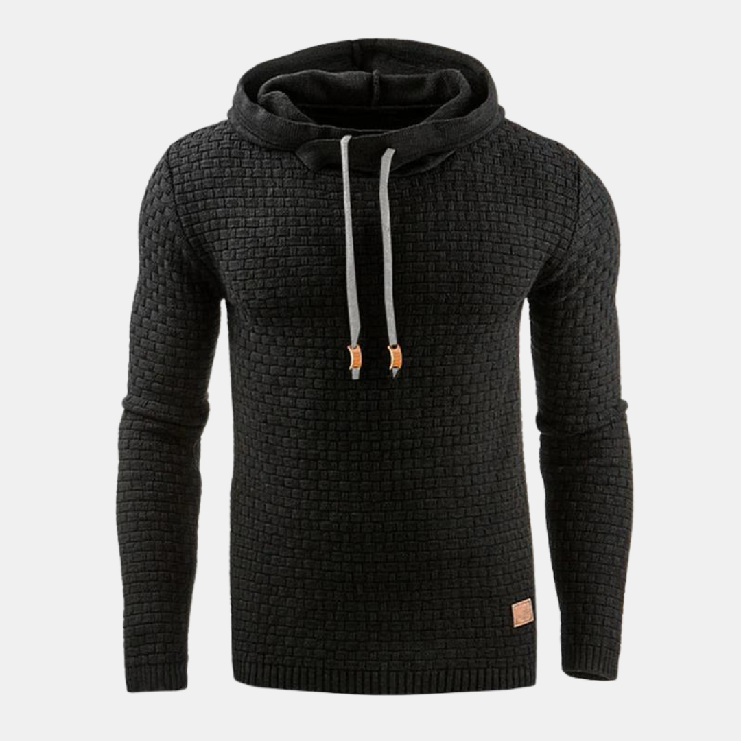 Schmal geschnittener Herren-Kapuzenpullover - Hagen
