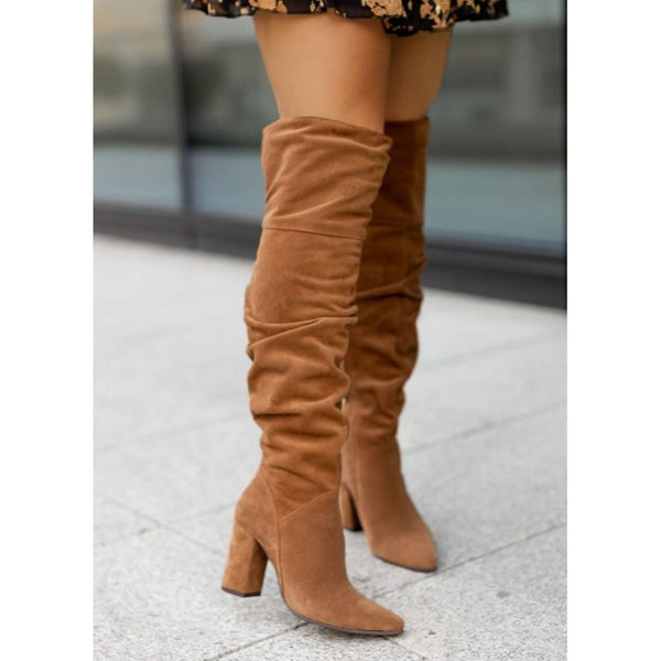 Celeste - overknee-stiefel mit hohem absatz
