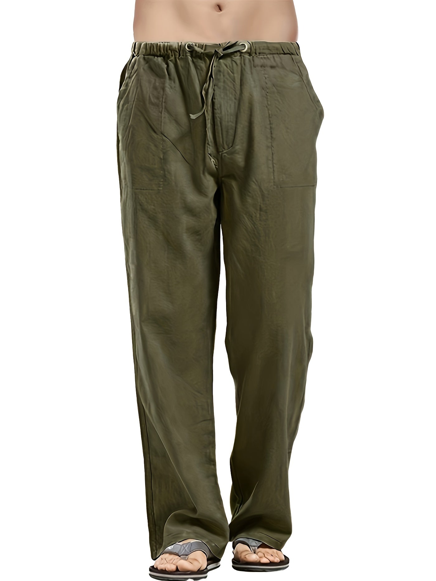 Sommerhosen aus Baumwolle-Leinen - Doriano