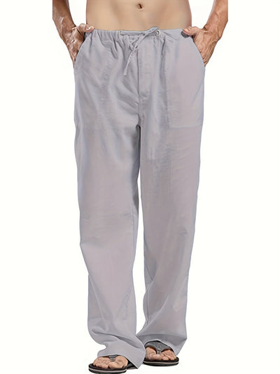 Sommerhosen aus Baumwolle-Leinen - Doriano