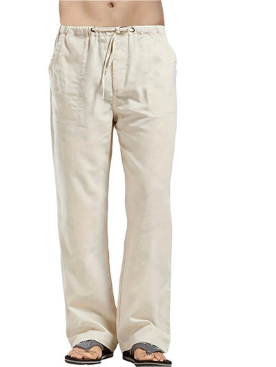 Sommerhosen aus Baumwolle-Leinen - Doriano