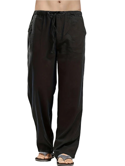 Sommerhosen aus Baumwolle-Leinen - Doriano