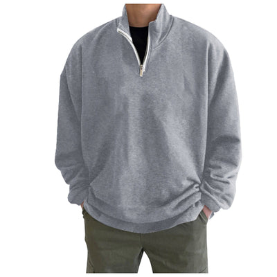 SPENSER - Einfarbiger Kapuzenloser Pullover