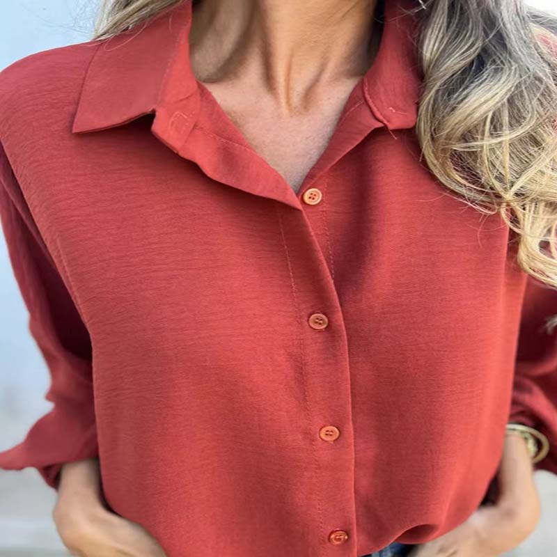 Elysa™ - Elegante Button-Up Bluse