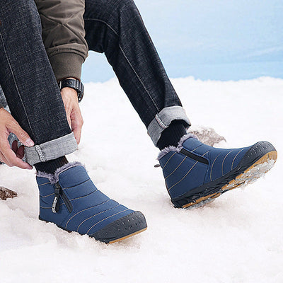 ANDRE |    Warme, wasserdichte Outdoor-Schneestiefel mit Kunstfellfutter für den Winter