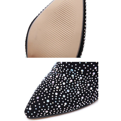 NINA ✨Glitzernde Faux-Diamanten-Kniestiefel für Frauen✨