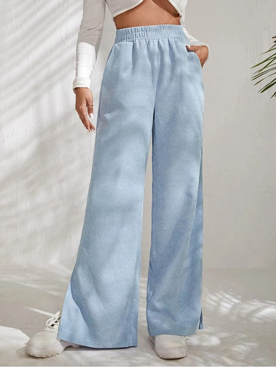 STEPHANIE - Cordhose mit seitlichem Schlitz