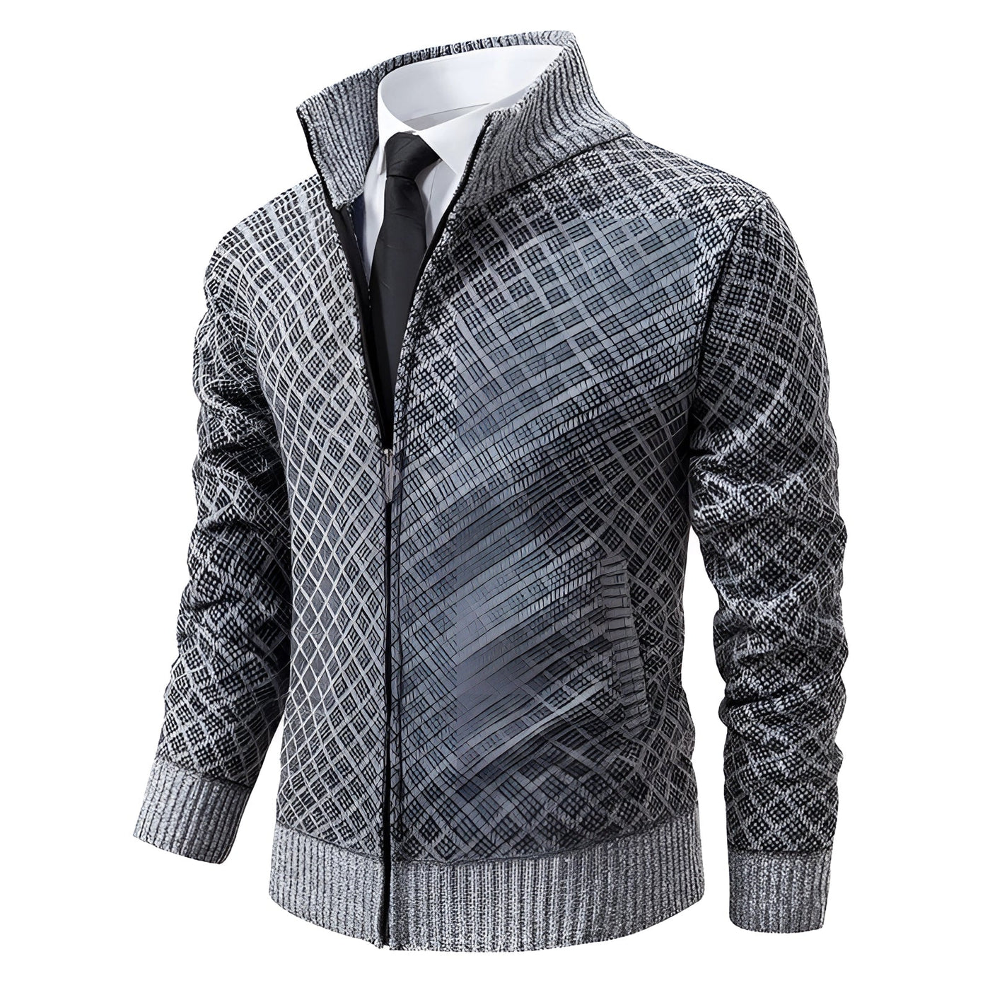 Modische Winterjacke mit Reißverschluss - Lars