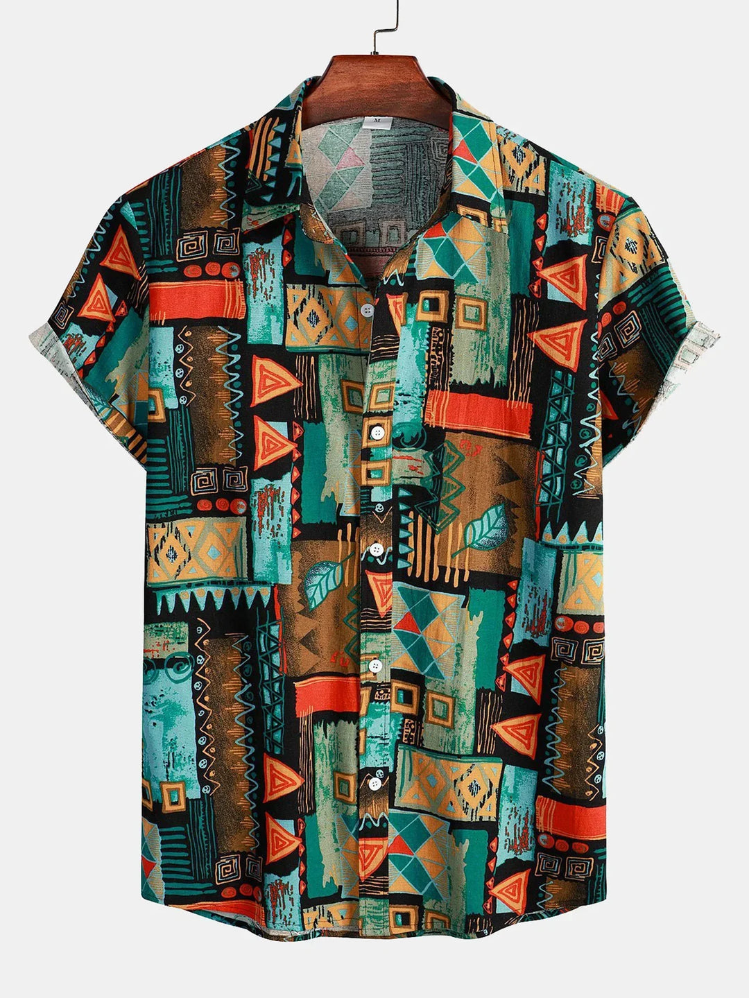 Stilvolles Sommerhemd mit Tribal-Print  - Gregorius
