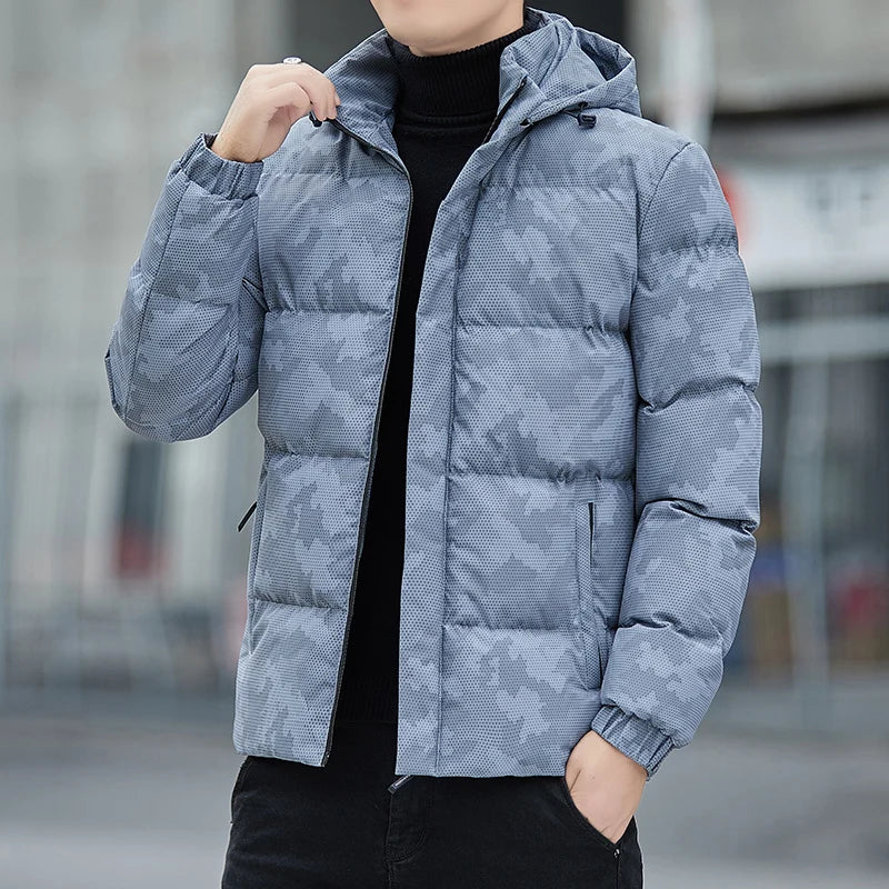 Stylische Camouflage-Pufferjacke für Männer - Neo