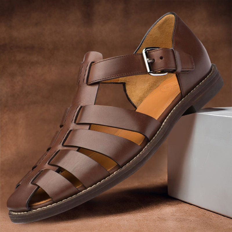 Stylische Herren-Ledersandalen für den Sommer - Basilius