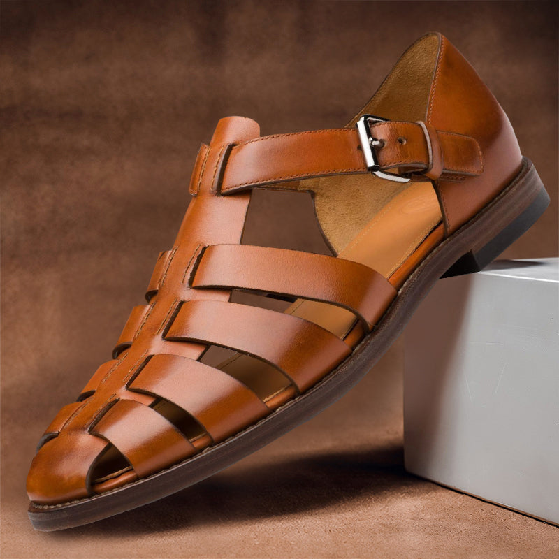 Stylische Herren-Ledersandalen für den Sommer - Basilius
