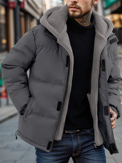 Stylische Plüsch-Winterjacke für Männer - Niklas