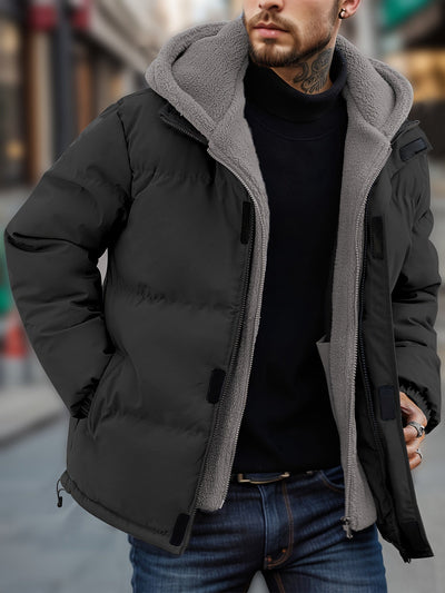 Stylische Plüsch-Winterjacke für Männer - Niklas