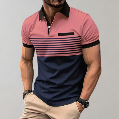 Stylisches gestreiftes Polo für den Sommer  - Georgius