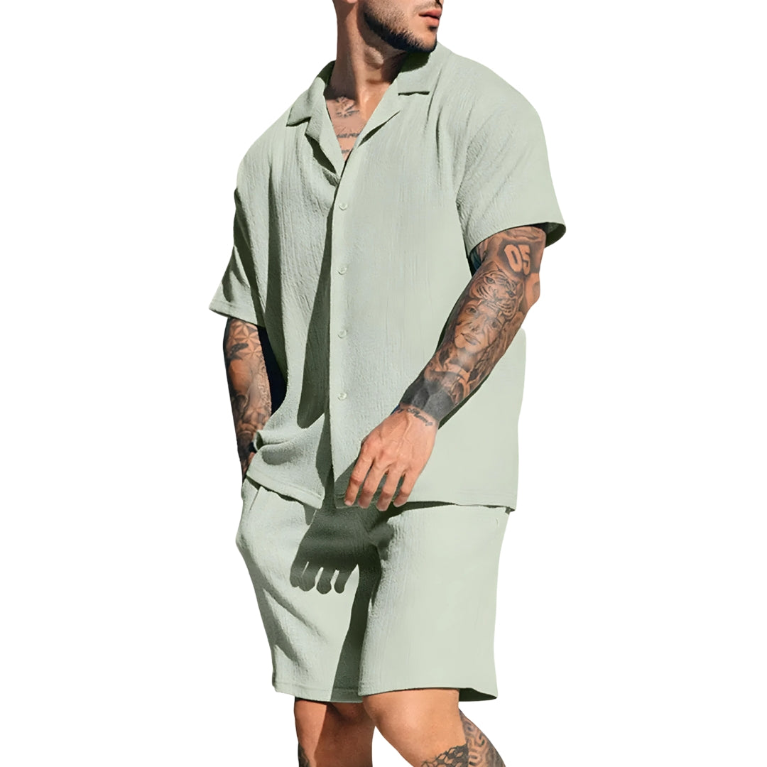 Stylisches Leinenhosen- und Blusen-Set für den Sommer - Benedetto