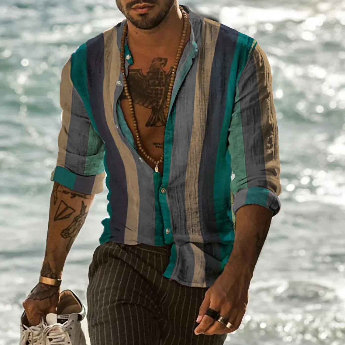 Stylisches Strandhemd für den Sommer - Ermin