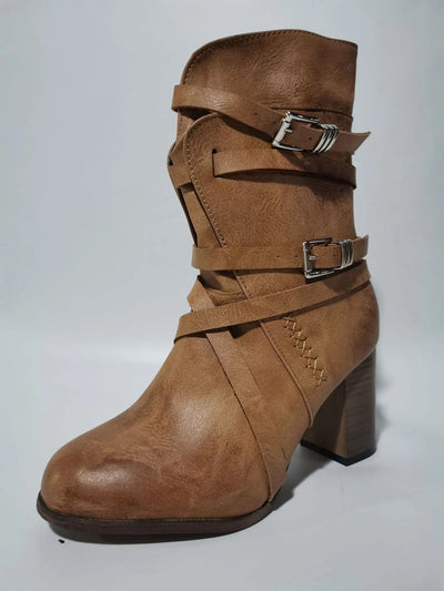 TERESA - Plattformstiefel bis zur Mitte der Wade