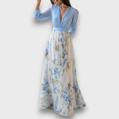 Cara – Fließendes Maxikleid mit floraler Anmut