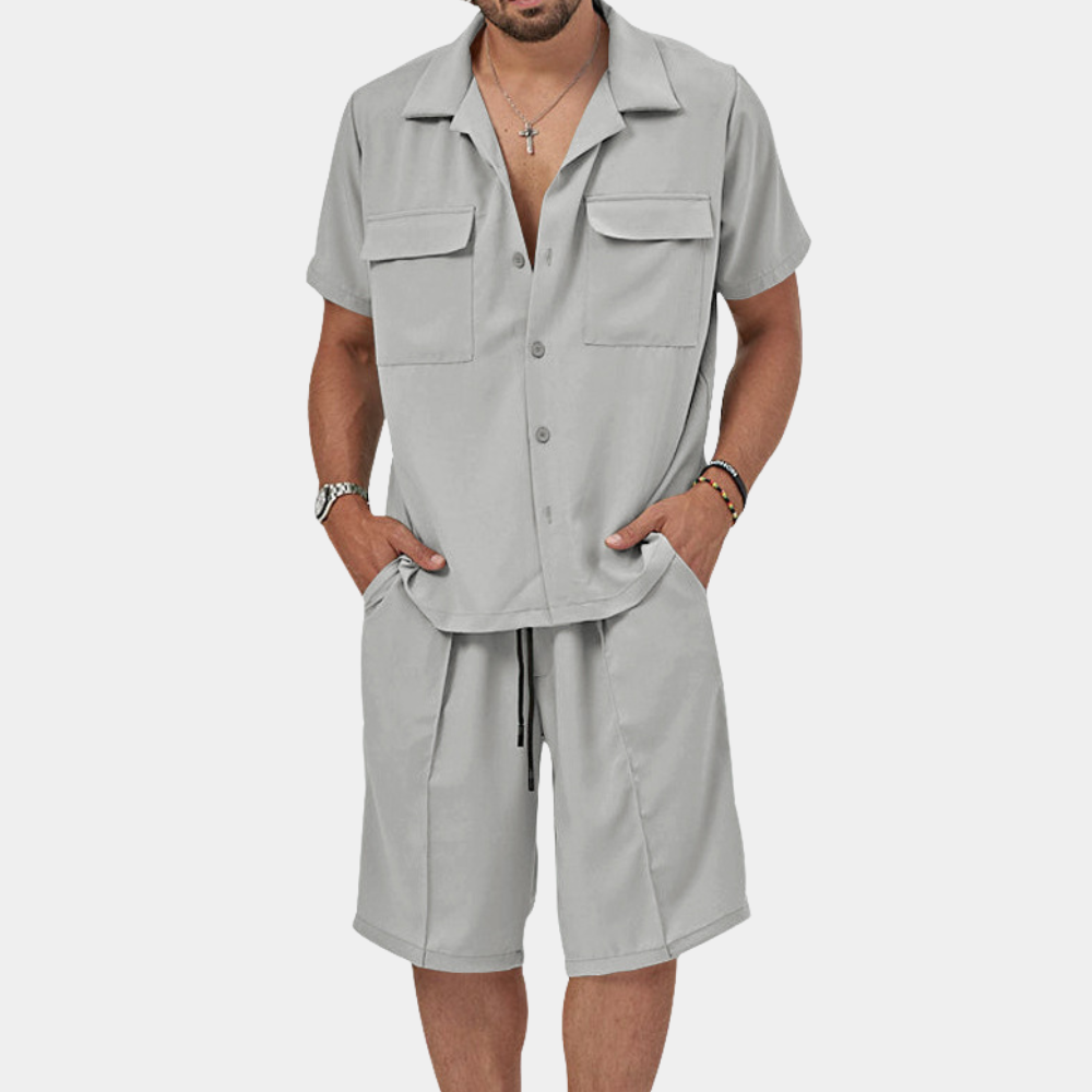Trendiges Herren Polo & Shorts Sommer Set - Marthis