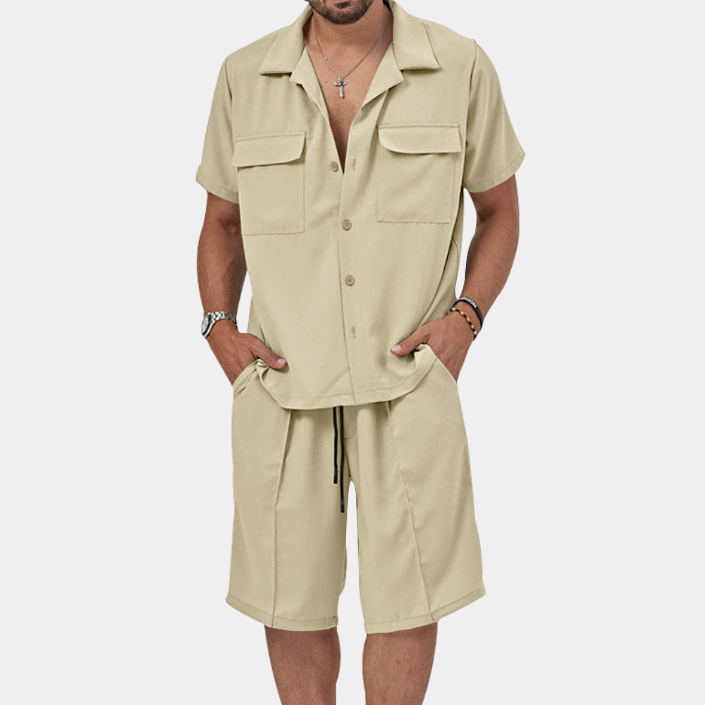 Trendiges Herren Polo & Shorts Sommer Set - Marthis