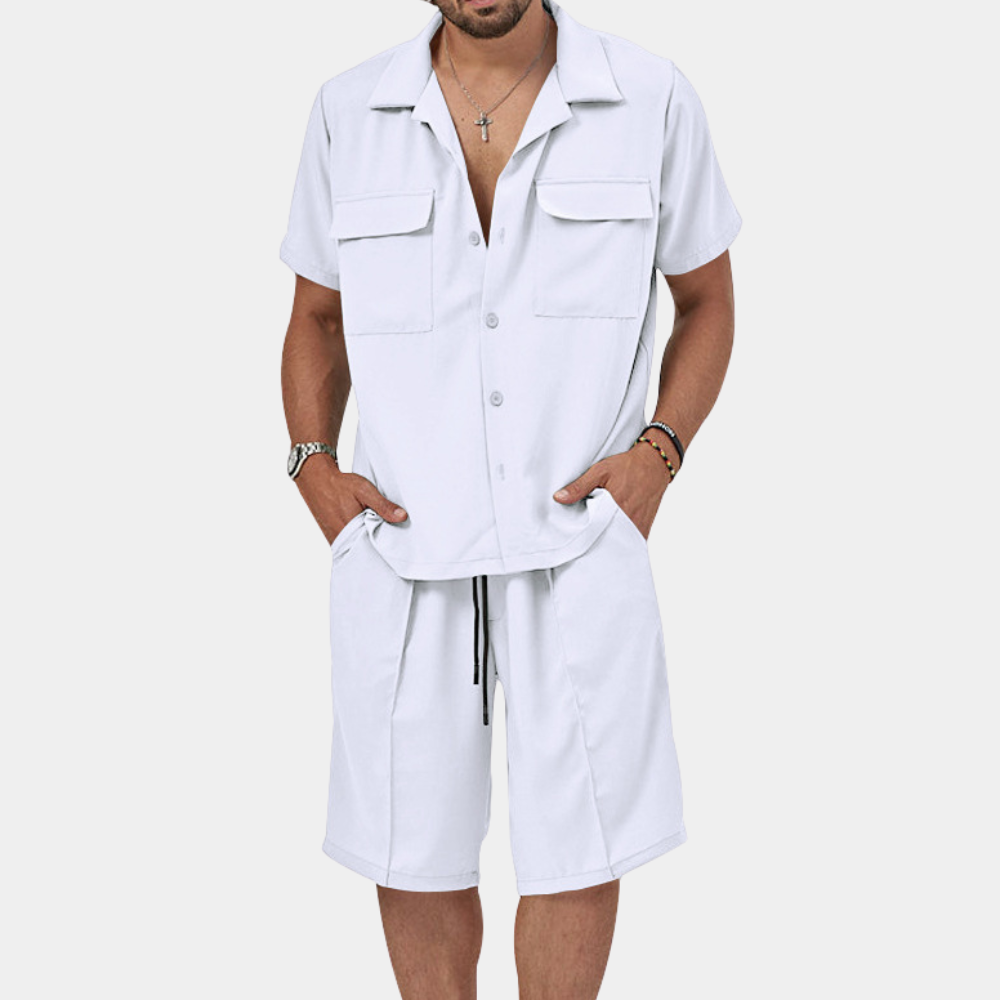 Trendiges Herren Polo & Shorts Sommer Set - Marthis